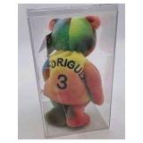 1998 Salvino's Bamm Beano's Alex Rodriguez #3 MLB Baseball Stuffed Bear Plush