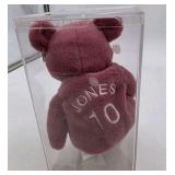 1998 Salvino's Bamm Beano's Chipper Jones #10 MLB Baseball Stuffed Bear