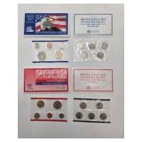 2002 & 2003 U.S. Mint Uncirculated Coin Sets with Certificates