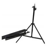 Kshioe Backdrop Stand Kit w 2 Tripod Stands Crossbar Carry Bag Photo Video Background Support