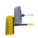 Mixed Car Wash and Cleaning Tool Lot – Foam Cannon, Scrub Brushes, Squeegee, Snow Brush and Extension Handles