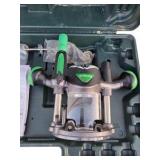 Hitachi Plunge Router Base with Case, Guide Plate & Manual