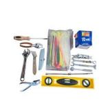 Armor All 2 HP Wet/Dry Vacuum with Mixed Hand Tools, Level, Zip Ties and Oil Filter