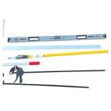 Johnson Level, Drywall T-Square, Pole Extension and Measuring Tool Lot