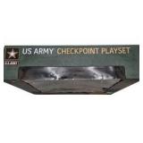 US Army Checkpoint Toy Playset Watchtower/Vehicle/Soldiers/Weapons