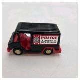 Vintage Tootsietoy 1970 Diecast Police Mobile Support Unit Panel Truck 4 Inches