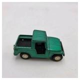 Vintage Tootsietoy Die-Cast Green Jeep Truck 3” Collectible Vehicle Toy Car