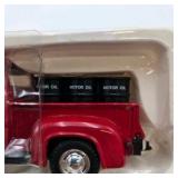 Road Champs 1956 Ford F-100 Pickup Metal Truck Texaco Motor Oil 5” Collectible