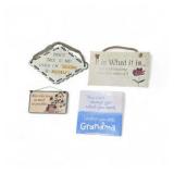 Mixed Inspirational & Grandma Wall Decor Sign Lot