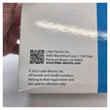 LIDER Electric - Black Matte Finish Mid-Size 2 Gang Decorator Plus Screwless Snap-in Wall Plates - Box of 10 - LSWP-32M