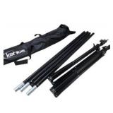 Kshioe Backdrop Stand Kit w 2 Tripod Stands Crossbar Carry Bag Photo Video Background Support
