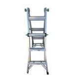 Mighty Multi-Position Aluminum Ladder AHL013 300 lb Capacity