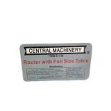 Central Machinery Router With Full Size Table 91130 & Kreg Guide