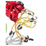 Assorted Tie Down Straps, Ratchet Straps, Ropes and Bungee Cords Lot