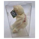 Vintage 1998 MLB Salvino Bamm Beanos Beanie Bear Ivan Rodriguez #7 TX Rangers