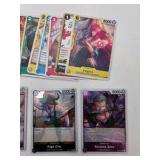 One Piece Card Game Lot – Foil & Character Cards, Roronoa Zoro, Vinsmoke Sanji, Kalgara, Page One