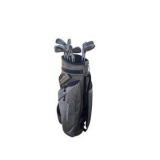 Adams Golf Bag With Assorted Irons, Wedges & Fairway Wood