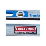 Mixed Level Lot – Empire, Craftsman, Torpedo and Aluminum Levels