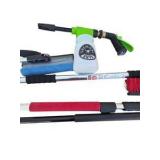 Mixed Car Wash and Cleaning Tool Lot – Foam Cannon, Scrub Brushes, Squeegee, Snow Brush and Extension Handles