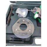 Hitachi Plunge Router Base with Case, Guide Plate & Manual
