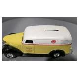 Ertl 1938 Chevrolet Panel Truck Yellow Diecast Piggy Bank Limited Edition