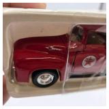 Road Champs 1956 Ford F-100 Pickup Metal Truck Texaco Motor Oil 5” Collectible