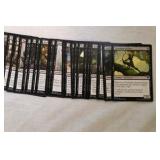 Large Magic: The Gathering Black/Red Deck Lot with Creatures, Spells and Lands