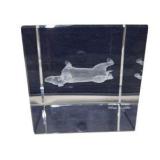 Vintage Great Dane Collectibles Lot Lucite Etched Dog Plaque in Case, Pin, Bow Tie, Photo Book