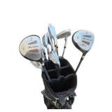 Meridian Golf Club Set with Ping Hoofer 2 Stand Bag – Woods, Irons, Putter