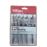 Lifetime Carbide Router Bit Set with Hyper Tough 6-Piece Spade Drill Bit Set