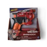 Nerf N-Strike Mega Bigshock Toy Gun Sealed New in Box Ages 8+ w/ 2 Mega Darts
