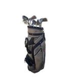 Adams Golf Bag With Assorted Irons, Wedges & Fairway Wood