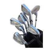 Meridian Golf Club Set with Ping Hoofer 2 Stand Bag – Woods, Irons, Putter