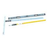 Johnson Level, Drywall T-Square, Pole Extension and Measuring Tool Lot
