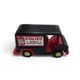 Vintage Tootsietoy 1970 Diecast Police Mobile Support Unit Panel Truck 4 Inches