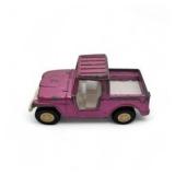 Vintage Tootsie Toy Pink Truck 3.5” Jeep Die-Cast Metal Collectible Vehicle