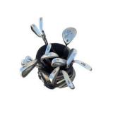 Adams Golf Bag With Assorted Irons, Wedges & Fairway Wood