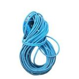 Large Extension Cord Lot with Power Strips, Work Light and Storage Bin