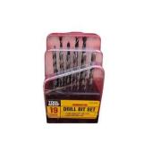 Red Tool Box with Gator Grip Socket Set, Drill Bit Sets and Mixed Hand Tools