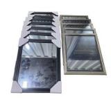 Mixed Picture Frame Lot – Black and Gold Frames