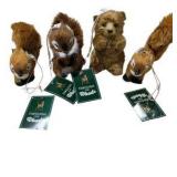 Through the Woods Plush Animal Ornaments & White Unicorn Plush Lot over 60$ retail