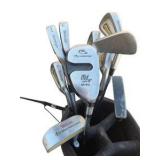 St. Thomas Golf Club Set with Ping Hoofer Lite Stand Bag, Slazenger Irons, King Cobra Woods and Putter
