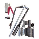 Mixed Automotive Tire Tool Lot – Lug Wrenches, Sockets, Tire Plug Kit & Hand Tools