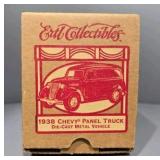 Ertl 1938 Chevrolet Panel Truck Yellow Diecast Piggy Bank Limited Edition