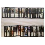 Large Magic: The Gathering Black/Red Deck Lot with Creatures, Spells and Lands