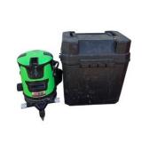 Green Multi-Line Laser Level with Case, 360 Degree Base and Adjustable Feet
