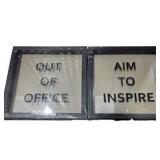 Decorative Wall Art Sign Lot – Live Laugh Love, Wine O’Clock, Out of Office