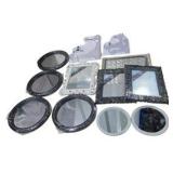 Mixed Decorative Mirror Lot – Round, Square and Framed Wall Mirrors