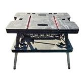 Folding Work Table With Werner Step Ladder