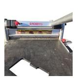 Roberts Flooring Cutter With Tool Shop Roller Stand and Cutting Guide Rail